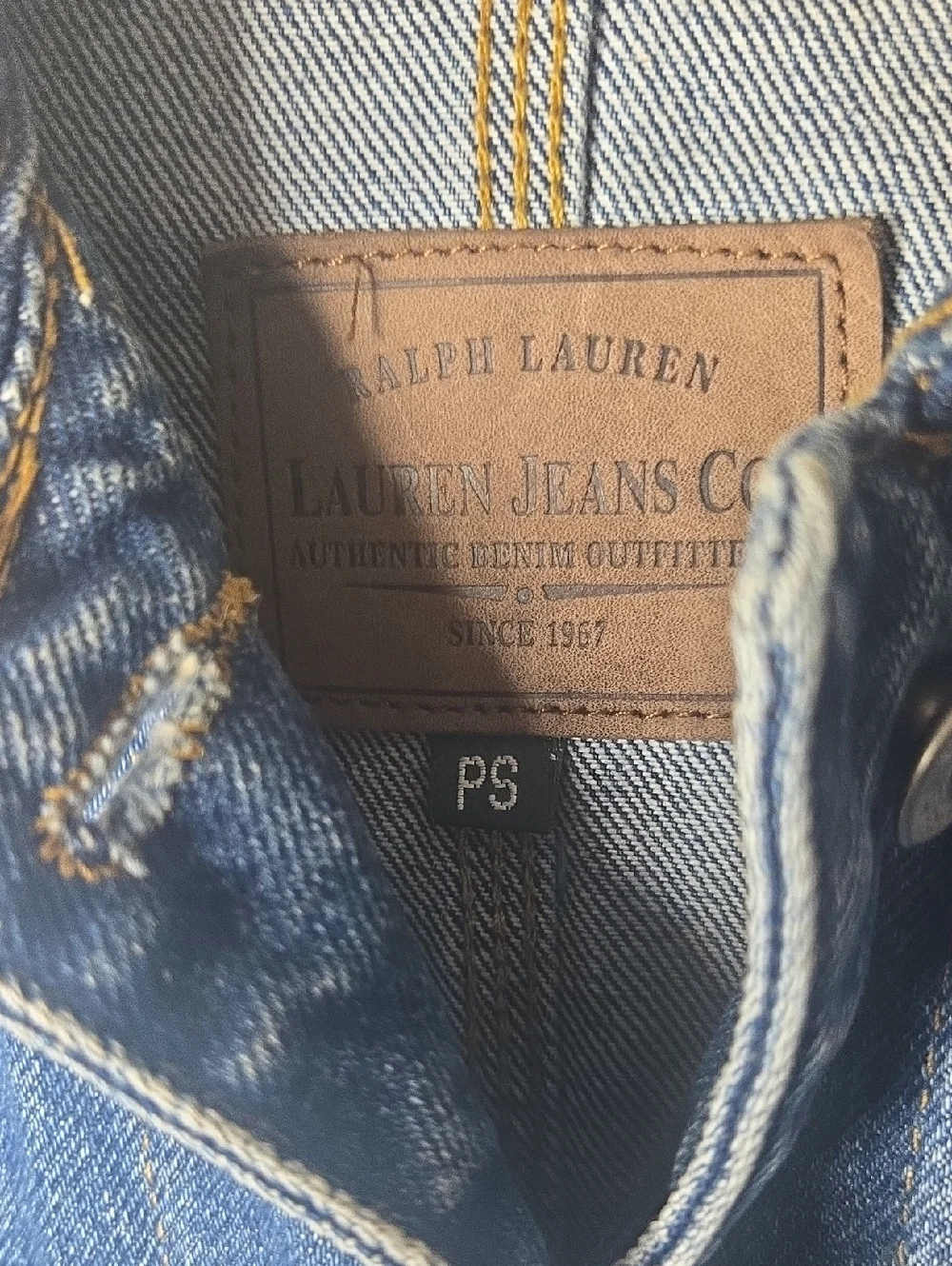 Womens Ralph Lauren Jeans Vintage Jacket Sz Petite Sm - Picture 3 of 8